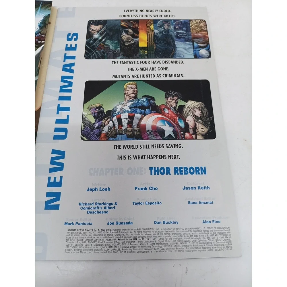 MARVEL Comics Ultimate: New Ultimates #1A Variant Wraparound Foldout Cho Cover